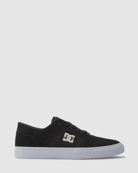 BLACK WHITE MENS FOOTWEAR DC SHOES SNEAKERS - ADYS300763-BKW