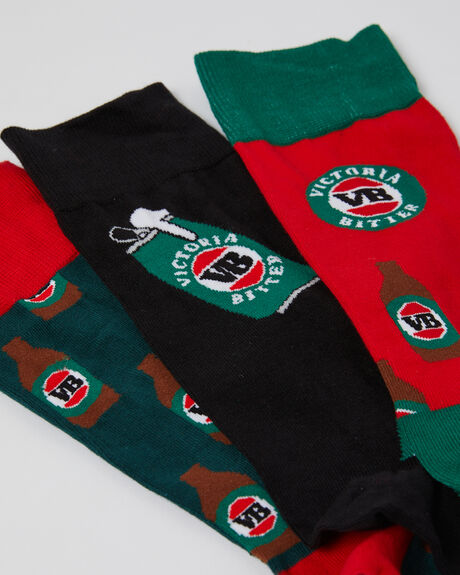 MULTI MENS ACCESSORIES FOOT-IES SOCKS + UNDERWEAR - FVBI851-MULT
