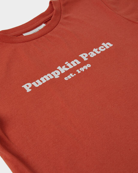 RED KIDS BOYS PUMPKIN PATCH TOPS - 20TB8027TPPRED