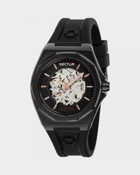 BLACK MENS ACCESSORIES SECTOR WATCHES - R3221528001