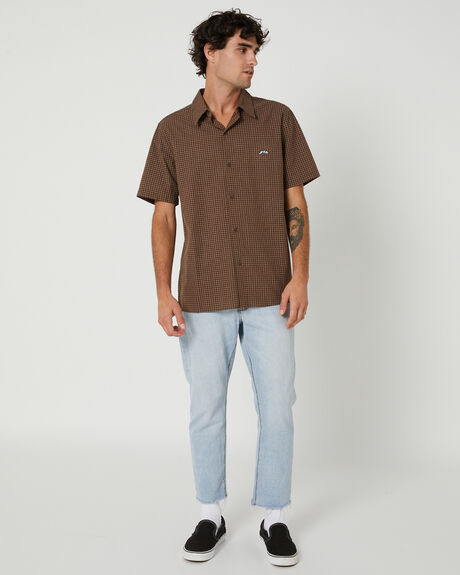 KHAKI MENS CLOTHING RUSTY SHIRTS - WSM1102KHA