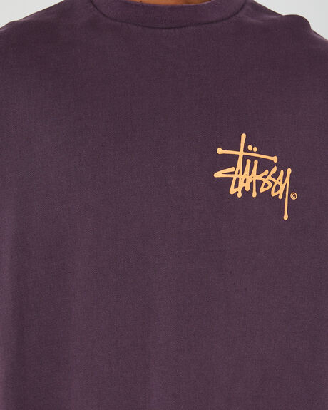 AUBERGINE MENS CLOTHING STUSSY JUMPERS - ST035205AUBER