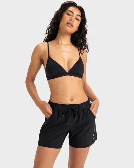ANTHRACITE WOMENS CLOTHING ROXY SHORTS - ERJBS03139-KVJ0