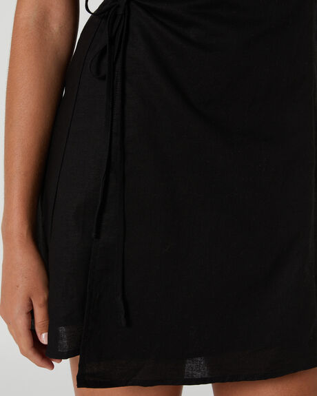 BLACK WOMENS CLOTHING SNDYS DRESSES - SFD713-BLK