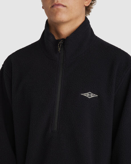 BLACK MENS CLOTHING BILLABONG JUMPERS - UBYFT00268-BLK