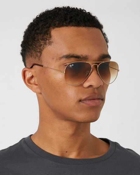 ARISTA BROWN MENS ACCESSORIES RAY-BAN SUNGLASSES - 0RB302558151