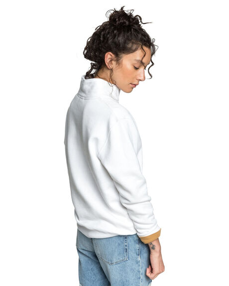 WHITE WOMENS CLOTHING QUIKSILVER JUMPERS - EQWFT03012-WBB0