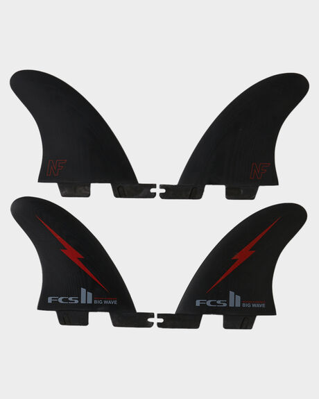 CLEAR SURF ACCESSORIES FCS FINS - FBWL-PG01-QS-RCLR