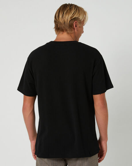 BLACK MENS CLOTHING FORMER T-SHIRTS + SINGLETS - FKN-24223-BLK