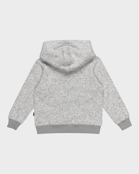 LIGHT GREY HEATHER KIDS BOYS QUIKSILVER JUMPERS + HOODIES - EQKFT03401-SJSH