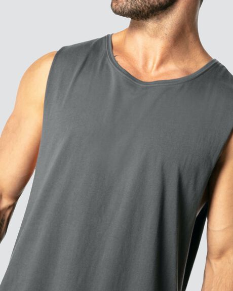 CHARCOAL MENS CLOTHING ONEBYONE SINGLETS + TANKS - OBO-1071-S