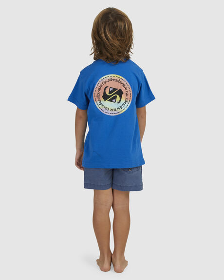 SNORKEL BLUE KIDS BOYS QUIKSILVER TOPS - UQKZT03342-BRT0