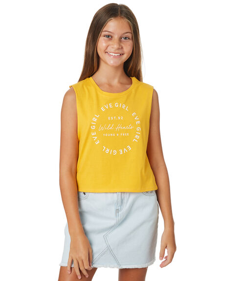 YELLOW KIDS GIRLS EVES SISTER TOPS - 9520097YLW