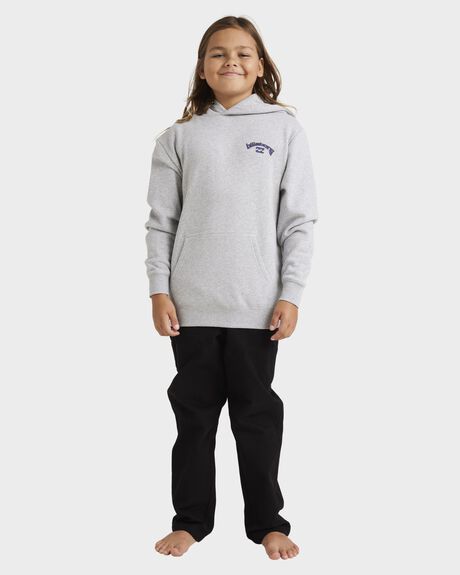 GREY MARLE KIDS YOUTH BOYS BILLABONG JUMPERS + HOODIES - UBBFT00145-GYM