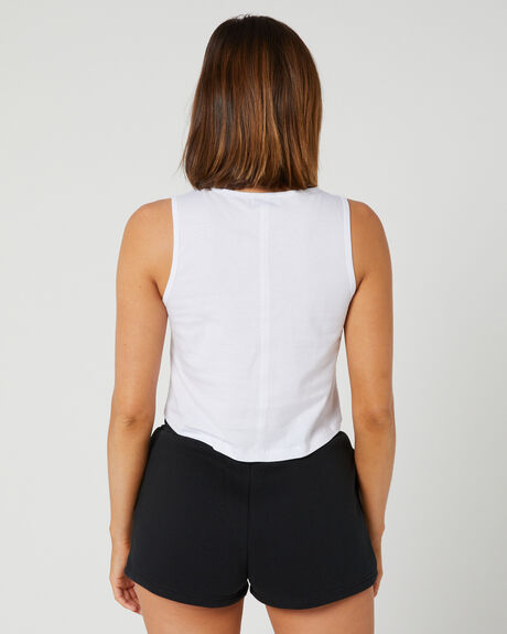 WHITE WOMENS ACTIVEWEAR SWELL TOPS - S8222522WHT