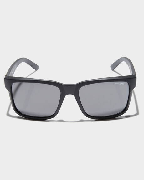 MATTE BLACK GREY MENS ACCESSORIES ARNETTE SUNGLASSES - AN4218-03BLKGY