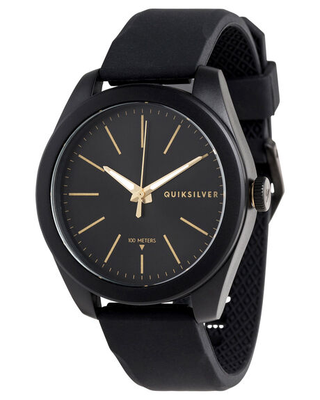 BLACK/GOLD MENS ACCESSORIES QUIKSILVER WATCHES - EQYWA03022-XKKY