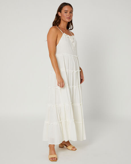 WHITE LUREX WOMENS CLOTHING CHARLIE HOLIDAY DRESSES - MBW6017WLX