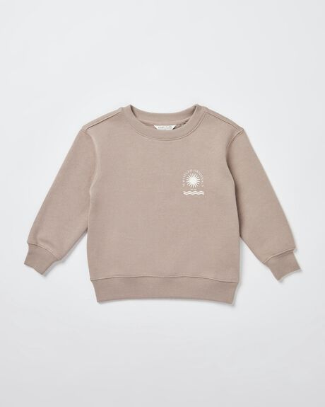 TAUPE KIDS GIRLS SUBTITLED JUMPERS + HOODIES - 1000104823-BEI-2-3