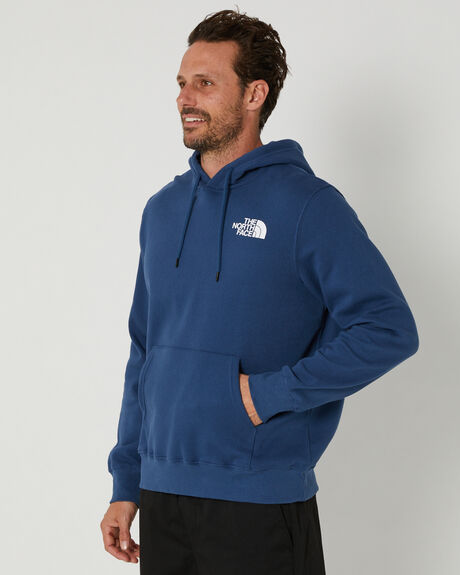 SHADY BLUE / TNF BLACK MENS CLOTHING THE NORTH FACE HOODIES - NF0A7UNSMPF