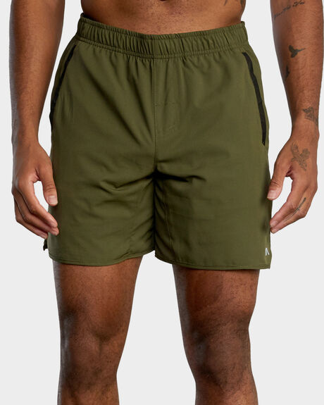 OLIVE MENS CLOTHING RVCA SHORTS - V2091YGR-OLV