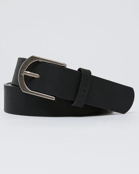 BLACK MENS ACCESSORIES RUSTY BELTS - BEM0513BLK