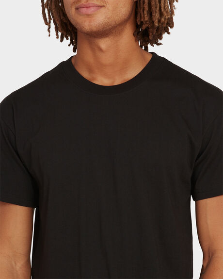 BLACK MENS CLOTHING BILLABONG T-SHIRTS + SINGLETS - UBYZT00162-BLK
