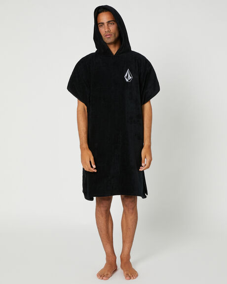 BLACK MENS ACCESSORIES VOLCOM TOWELS - D6722270BLK