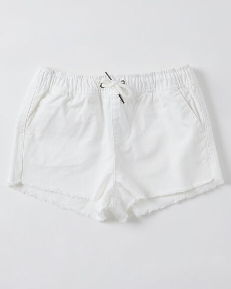 WASHED WHITE KIDS GIRLS SWELL SHORTS + SKIRTS - S6222231WASW