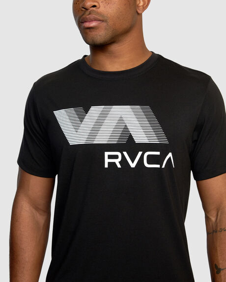 BLACK MENS CLOTHING RVCA SPORTSWEAR - AVYZT01370-BLK