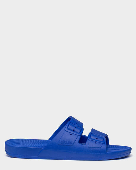 BLUE MENS FOOTWEAR FREEDOM MOSES SLIDES - FM-BLU-3435