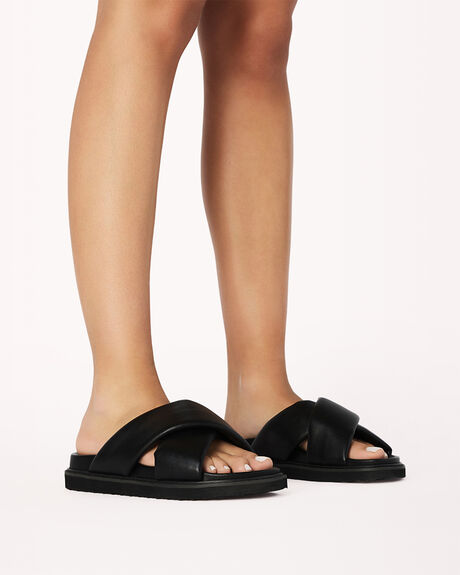 BLACK WOMENS FOOTWEAR BILLINI SLIDES - S949-BLK