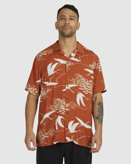 SANDLEWOOD MENS CLOTHING RVCA SHIRTS - UVYWT00125-CNS0