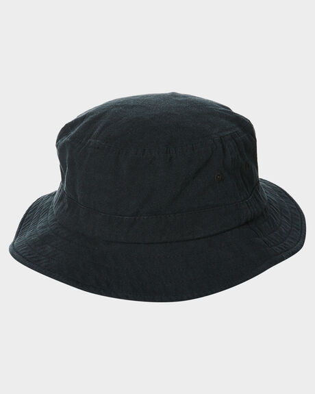 WORN BLACK MENS ACCESSORIES RUSTY HEADWEAR - HHM0402WNB