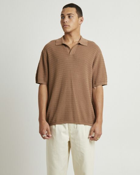 BROWN MENS CLOTHING ARVUST SHIRTS - ARMS25208-BRN