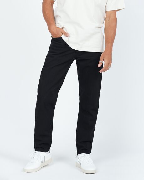 BLACK MENS CLOTHING DR DENIM JEANS - 2210113101364