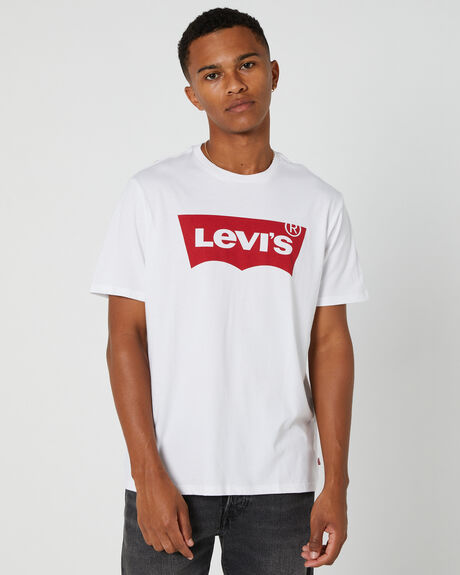 WHITE MENS CLOTHING LEVI'S GRAPHIC TEES - 17783-0140