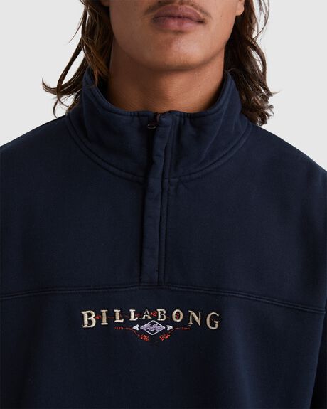BLACK MENS CLOTHING BILLABONG JUMPERS - UBYFT00267-BLK