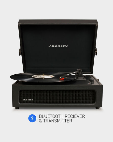 BLACK MENS ACCESSORIES CROSLEY AUDIO + CAMERAS - CRIW8017B-BK4