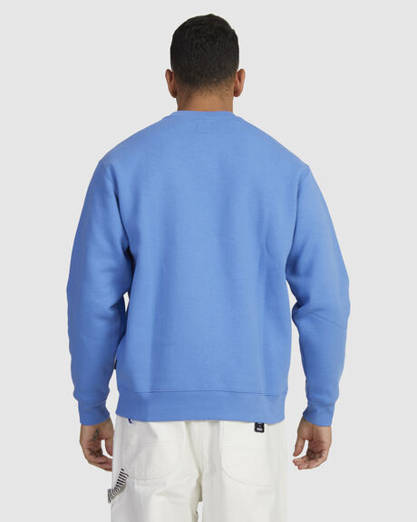 BLUE MENS CLOTHING RVCA JUMPERS - UVYFT00258-PRM0