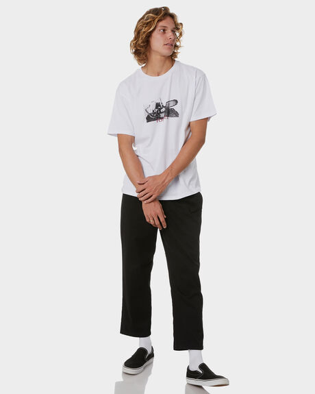 BLACK MENS CLOTHING FORMER PANTS - FPA-21303BLK