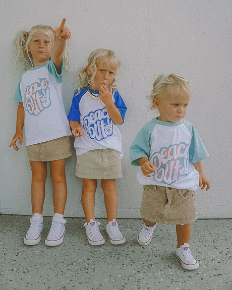 DIRTY WHITE KIDS GIRLS SALTY SHREDS SHORTS + SKIRTS - VI-1D-S-2787