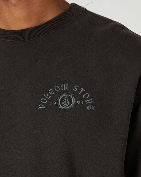 BLACK MENS CLOTHING VOLCOM JUMPERS - A4612308BLK