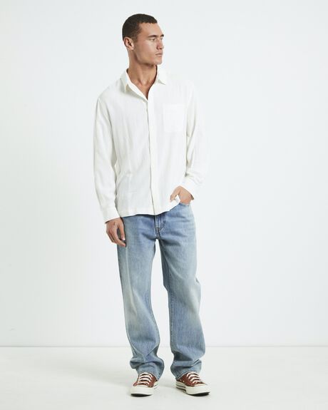 WHITE MENS CLOTHING ARVUST SHIRTS - 1000103849-WHT-S