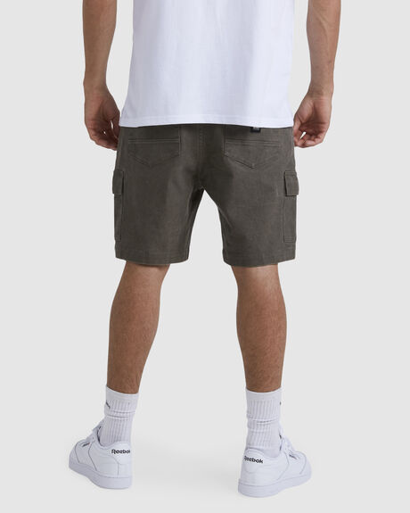 Quiksilver Mens Crowded Cargo Shorts - Major Brown | SurfStitch