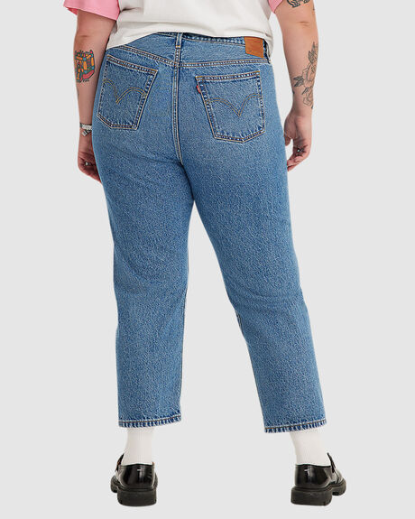 MEDIUM INDIGO WOMENS CLOTHING LEVI'S JEANS - 85953-0031
