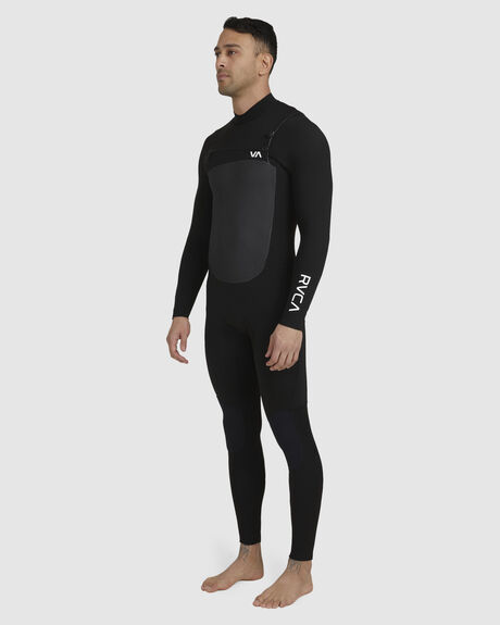 BLACK SURF MENS RVCA STEAMERS - AVYW100100-BLK