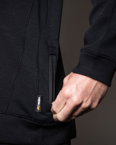 BLACK MENS CLOTHING JS INDUSTRIES JUMPERS - JSHTC1S