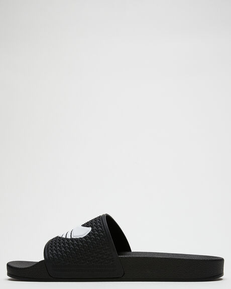 BLACK MENS FOOTWEAR ADIDAS SLIDES - FY6849