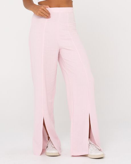 PASTEL PINK WOMENS CLOTHING RUSTY PANTS - N22-PAL1323-PNK-10